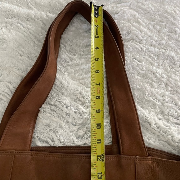 Brown Leather suede purse - Picture 2 of 9